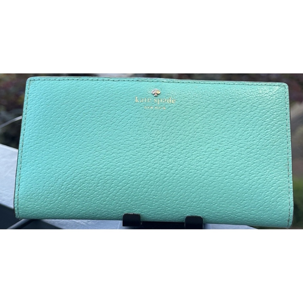 Kate Spade Aqua Leather Wallet